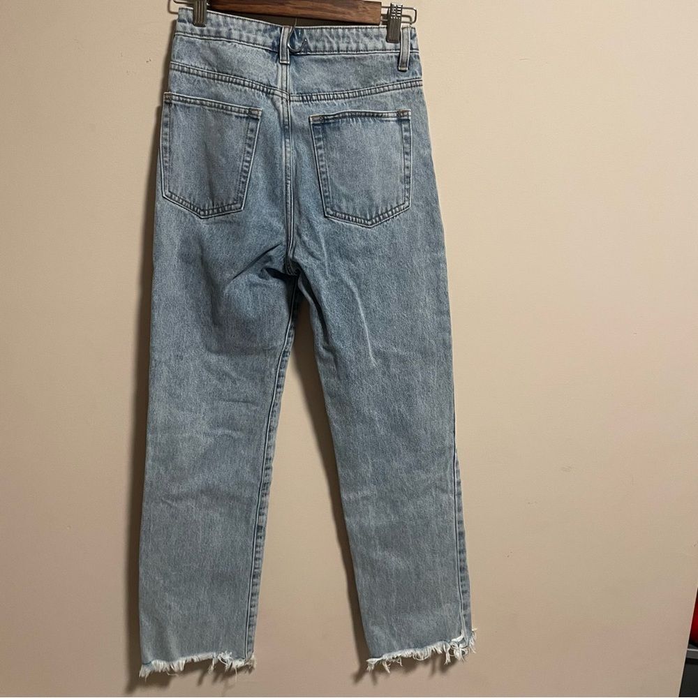 Revolve Superdown Straight Raw Hem Button Fly Jea… - image 7